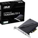 ASUS ThunderboltEX 4 with Intel® Thunderbolt™ 4 JHL 8540 Controller, 2 USB Type-C Ports, up to 40Gb/s bi-Directional Bandwidth, DisplayPort 1.4 Support, up to 100W Quick Charge, Black