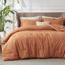 Bedsure - Queen Size Comforter Set (88x88 inches) - Soft Down Alternative Brushed Cationic Dyeing Duvet Insert with Pillow Sham - Lightweight Bedding Set