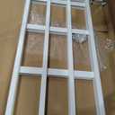 Fixed Window Safety Guard 19x 54 *2 Pack Adjustable Width Prevents Accidental Falls, Non-Egress, Tamper Resistant Screws Included, White, Single Pack