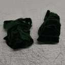 2 Rolls Blue Christmas Silk Velvet Ribbon - 1.5 Inch x 4 Yards Frayed Fringe Ribbon for Holiday Wreath Bow Decorations, Gift Wrapping, Wedding Decor