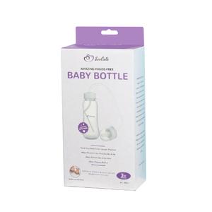 Hands-Free Baby Bottle - Anti-Colic Nursing System 9 oz Baby Bottle with Fast Flow Nipple/Teat 3m+ with Tube Straw Feeding System for Toddler 1 Year+ (1 Bottle - Soo Cute)