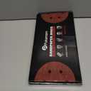 100 Pcs 6 inch Sanding Discs 180 Grit 6 Hole Hook and Loop Round Sandpaper for Random Orbital Sander