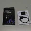 Mini Wireless Carplay Adapter for iPhone - Carplay Wireless Adapter Car Play Dongle Bluetooth, Compatible with iPhone iOS 10+, [2025 Upgraded] Silver