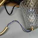 Candle Warmer Lamp Electric Timer - Candles Wax Warmers Glass Lamps for Jar Candles Burner No Flame Scented Melting Warming Lantern Adjustable Height Dimmable Light with 2 Bulb for Home Living Bedroom (Transparent)