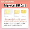 Prepaid SIM Card for Europe Travel - 10GB in UK / 6GB 4G High Speed Data Roaming in 71 Europen Countries for 30 Days, Unlimited Calls & Texts with UK Phone Number, No Need Activation,Plug and Play