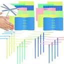 50set Flying Helicopter Toys Set, 50 Propeller+ 50 Rod,Hand Helicopter, Party Favors Outdoor Toy for Kids Ages 4-8, Gift Summer Outside Yard Activities Birthday Gifts 3 5 6 Year Old Girl Boys