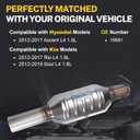 Catalytic Converter Compatible with Kia Soul 2012-2019, Kia Rio 2012-2017, Hyundai Accent 2012-2017 L4 1.6L Catalytic Convertor EPA Compliant