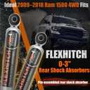 0-3" Rear Shock Absorbers for 2009-2018 Ram 1500 4WD | Off-Road Suspension Upgrade Restores Proper Shock Travel & Enhances Ride Comfort