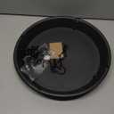 2 Sets 12.8" Bird Seed Catcher Tray Platform Bird Feeder BirdBath Large Hanging Tray Fits Seed Hoop Squirrel Feeder Bowl,Garden Patio,Wild Birds Viewing, Backyard, Birdfeeders Outside (Black)