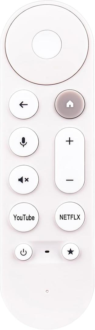 Voice Replacement Remote Control Commander Compatible with Google TV Streamer (4K) Porcelain GA05662-US Hazel GA05802-US GY3LE