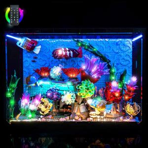 Light kit Compatible with Lego 10366 Tropical Aquarium - No Model Only Light, LED Lighting Accessories Compatible with Lego Icons Aquarium 10366 Fish Tank (RC Version)