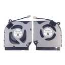 2 x Replacement New Laptop CPU+GPU Cooling Fan for Acer Predator AN515-55 AN515-44 AN515-56 AN515-57 AN515-45 AN517-41 AN517-52 AN517-53 AN517-54 N20C1 AN715-52 Series FMAQ+ FML9 DC5V 0.5A Fan
