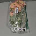 Artificial Flowers 6 Stems Poppy Silk Bouquet,for Wedding, Home, Party Decoration,Table Centerpiece Arrangement(Orange Pink 6pcs)