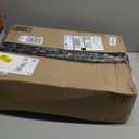 sthmec Side Table, Small Round End Table with Storage Shelf for Small Space, 2-Tier Black Bedside Table Sofa Couch Table, Round Accent Table Nighstands for Living Room, Bedroom, Black