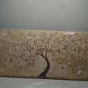 TAIJXAGSG Canvas Wall Art Decor Gold Tree Flower Wall Art Gold Tree Of Life Abstract Wall Decor Painting Pictures Botanical Wall Art For Living Room Bedroom Home Office Artwork 24" x 48"