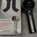 JISULIFE Handheld Fan Pro Series - Extreme Cooling Output: 1-100 Speed Scroll Wheel, Metal Body, Digital Display, 1.5H Fast Charge, 5000mAh-Portable Fan for Travel Outdoor, Gifts for Women Men(Grey)