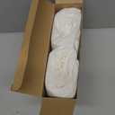 KeaBabies 2-Pack Waterproof Baby Crib Sheets for Boys,Girls -52x28 Viscose Derived from Bamboo Toddler Bed Sheet Neutral,Fitted Crib Mattress Protector Cover for Baby Bedding,Soft & Gentle(Soft White)