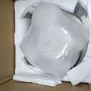 Ceramic Pots for Plants, 8+6 inch Plant Pots with Drainages Holes & Saucers