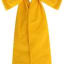 36x18 Inches Extra-Large Christmas Tree Topper Bow Yellow Velvet Ribbon Gift Bows for Christmas Home Decor, Outdoor Indoor Car Decoration (Yellow)