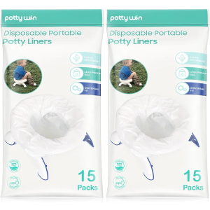 [30 Counts] Disposable Potty Liners Compatible with OXO Tot 2-in-1 Go Potty, Potty Refill Bags for Toddler Travel, Universal Potty Bags Fit Most Potty Chairs and Travel Potty