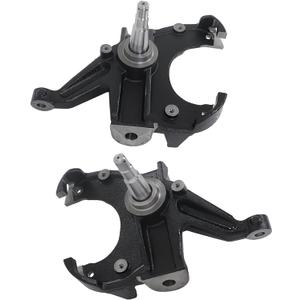 labwork 2 Pcs Front 2.5 Drop Spindle Lowering Kit with Rotor 1 Replacement for Chevy C10 2WD Trucks 1973-1987