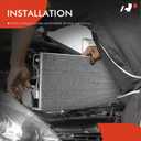 A-Premium Air Conditioning A/C Condenser Compatible with Toyota Celica 1994-1999 1.8L 2.2L, Replace# 4643, 8846020440