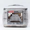 Coleman Bedding Comforter Set King - 4 pack Cascadia Plaid, 90x90, 