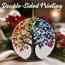 3 x Tree of Life Ornament, Christmas Ornaments: Christmas Tree Decorations, Holiday Decor, Stocking Stuffers, Gift Ideas, Xmas Gift, Housewarming Gifts & Gifts for Friends and Family