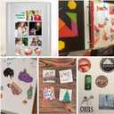 Business Card Magnets Peel and Stick 250 Pack - 2" x 3.5 Magnetic Sheets with Adhesive Backing for Crafts, DIY - Strong Craft Flexible Self Sticky Magnet Set for School Classroom, Fridge, Photo, Cards