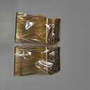 YOUBET 50Pcs Gold Plastic Spoons - Heavy Duty Plastic Spoons - Heavyweight Gold Disposable Silverware for Party & Dinners & Wedding