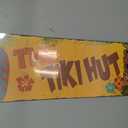 The Tiki Hut Sign Hut Decor Signs Bars Grill Decorations Hawaiian Accessories Patio Beach Surfboard Wall Art Plaque Vintage Tin Gift 6 x 18 High Gloss Metal 206180091028