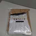 Ekaliy Women's Puff Long Sleeve Shirt Dress Elegant Button Down Loose Swing Party Maxi Dress Size L