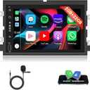 Android 13.0 Car Stereo Double Din for F150 F250 F350 2004-2014 7 Inch HD Touch Screen Car Audio Receiver with GPS Navigation Bluetooth Head Unit Supports, 2G+32G
