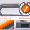 Kitchen Knife Sharpener, 6-in-1 Stage Pocket Knife Sharpeners, Manual Knife Sharpener with Ceramic Rods, Diamond Sand, Tungsten Steel Sheets, Chefs Choice Knife Sharpeners for Kitchen Knives