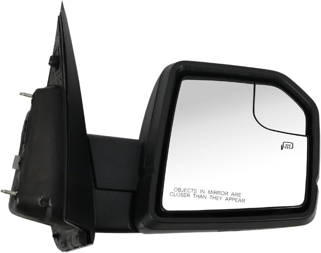 Right Passenger Side Mirror Assembly Compatible with F-Series 150 2015-2020 w/Power Heated and Turn Signal Light FO1321556 8Pins Side View Mirror (Right)