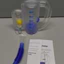 Incentive Spirometer Adult, Breathing Exercise Device for Lungs, Deep Breathing Trainer for Adults - 5000ml Volume Measurement with Flow Rate Indicator