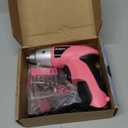 Hi-Spec Small Electric Screwdriver, Mini Drill Set, Rechargeable 3.6V Cordless Screwdriver with 26 Driver Bits, Power Tool for Small Projects & Home Use, Pink