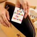 Kitchen & Foodie - Themed Car Air Freshener 4 Pcs, Fun Culinary Quotes & Art Hanging Air Freshener for Cars Closet Drawer Books, Car Accessories Mirror Decor for Cooking Lovers.