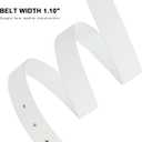 Earnda Women Western Leather Belts for Jeans Pants Vintage Waist Belt for Lady Dresses with Gold Silver Buckle (Small: 26"-28" (Pant 4-6))