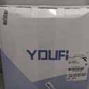 YOUFI Leather Seat Cushion Extra-Thick Booster for Office Chair to Rise Height - Full Filling for Support - with Breathable Cover, Handle and Buckle - Relieves Back Pain  18"x16"x6" (Brown)