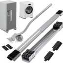 Appliance Rollers with Upgraded Furniture Lifter Tools, Extendable Appliance Heavy Duty Furniture Mover with Wheels Stand Sliders Washers Dryers Moving Base Kitchen Refrigerators Sofa Countertop Grey