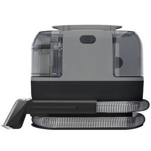18Kpa Carpet Cleaner Machine, 500W Portable Carpet Spot and Upholstery Cleaner Machine with Handle for Pet Stains, Sofa, Car Seat, Furniture (black)