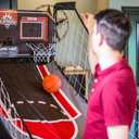 Triumph Playmaker Shootout Basketball Arcade Game – Electronic Scorer, LED Display, 8 Game Modes, 4 Balls, Pump & Quick Connect Frame – Fast-Paced Indoor Fun for Kids, Teens & Family Game Nights