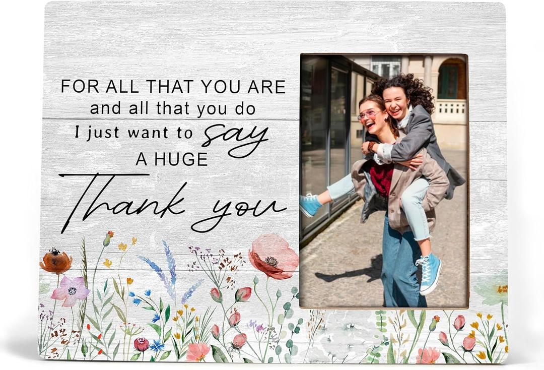 Thank You Gifts Picture Frame,Thank You Gifts For Women, Bestie Gifts for Women, Friendship Gifts for Women Friends, for All That You Are and All That You Do Photo Frame 4x6