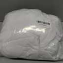 Yoofoss Waterproof Crib Mattress Protector 2 Pack, Quilted Crib Mattress Pad Cover Ultra Soft and Breathable, Machine Washable Toddler Mattress Protector for Standard Baby Crib Size 52''x28'' (White)