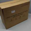 Weatherproof Heated Cat House for Outdoor in Winter, Heated Cat Bed Kitty Shelter with Cat Heating Pad, Insulated & Safe Escape Door, Warm House for Outside Stray Cat (Leaf Color, 12"x16"x16")