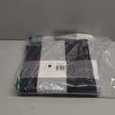 SEEKSEE Cotton Buffalo Plaid Rug 27.5"x43" Black and White Checked Rug Washable Doormats Indoor Outdoor Rugs for Layered Front Door Mats, Porch, Kitchen, Farmhouse, Entryway