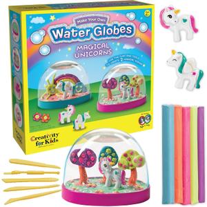 Creativity for Kids Make Your Own Water Globes: Magical Unicorns - Create 2 Snow Globe Unicorn Toys, Arts and Crafts and Girls Toys, Unicorn Gifts for Girls (Ages 6+)