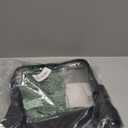 MAY TREE Clear Messenger Bag Stadium Approved Clear Bag Purse for Stadium Events Concert Sport Work (Black)