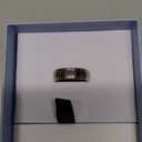 Smart Ring 1.0 for Men/Women, No Subsripition Fee, 7-8 Days Battery Life, HRV/Stress Monitoring/Sleep Track/Fitness for iOS and Android(Matte Gold & Silver, Size 13)